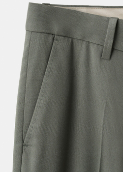 Брюки regular fit с защипами