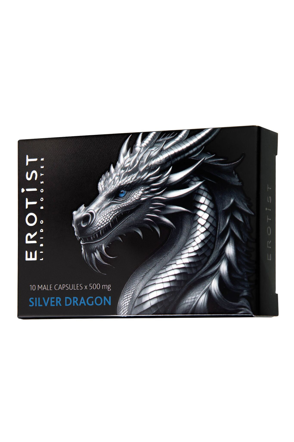 Капсулы для мужчин Erotist Silver Dragon для усиления эрекции - 10 капсул