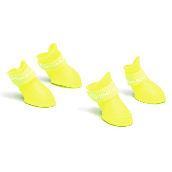 YUGI Ботинки для собак силиконовые светящиеся в темноте YUGI Ботинки для собак силиконовые светящиеся в темноте