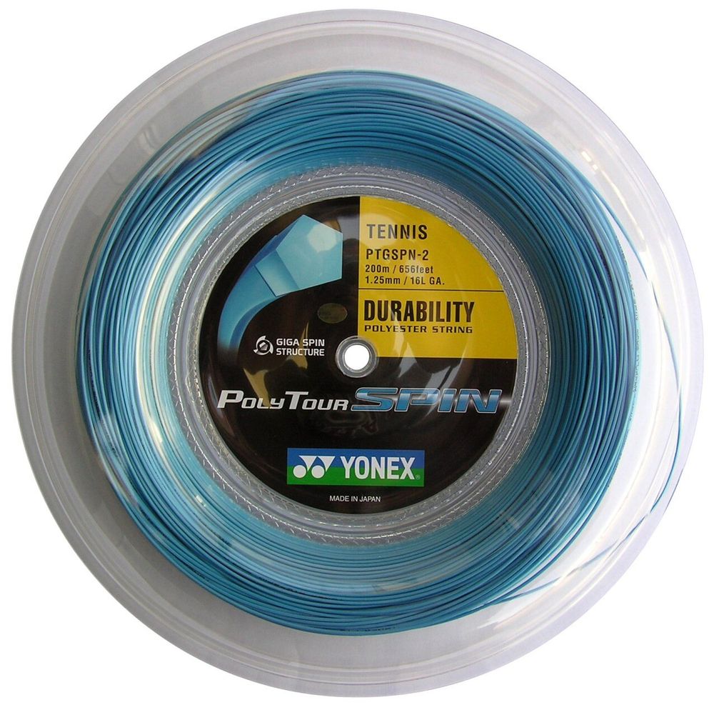 Струны теннисные Yonex Poly Tour Spin (200 m)