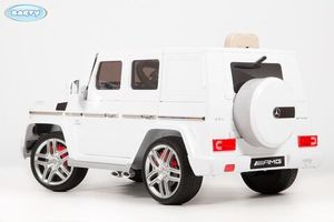 Детский Электромобиль BARTY Mercedes-Benz G63 AMG (12V/10ah) Tuning (HAL168) белый