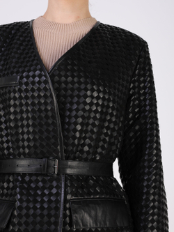 Кожаная куртка демисезонная