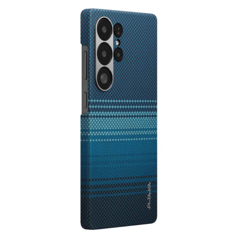 Арамидный чехол MagSafe PITAKA Sunset · Moonrise Edge Case для Samsung Galaxy S25 Ultra Ультратонкий текстурированный чехол из арамидного волокна