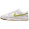 NIKE Dunk Кроссовки для скейтбординга Низкие Белые Желтые Унисекс
