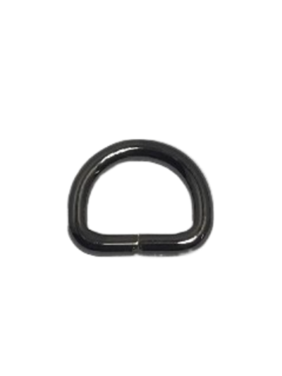 Полукольцо 106-9, 20 мм, темный никель