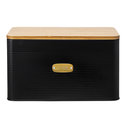 Хлебница 33.7х18х22см Smart Solutions Irmel графит