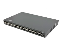 Управляемый коммутатор BDCOM S2900, 48 RJ45 1Гбит/с, 6 SFP+ 10Гбит/с, L3, 2 БП