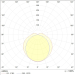 Светильник SLICK.OPL ECO LED 45 5000K СТ