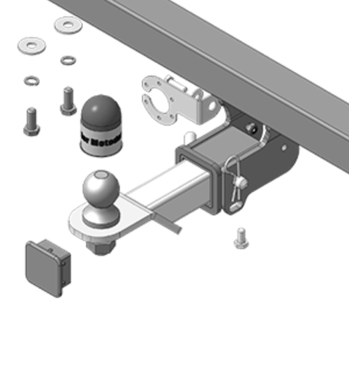 Фаркоп Motodor для Omoda C7 2025- (оцинк. Шар) арт.99027-E