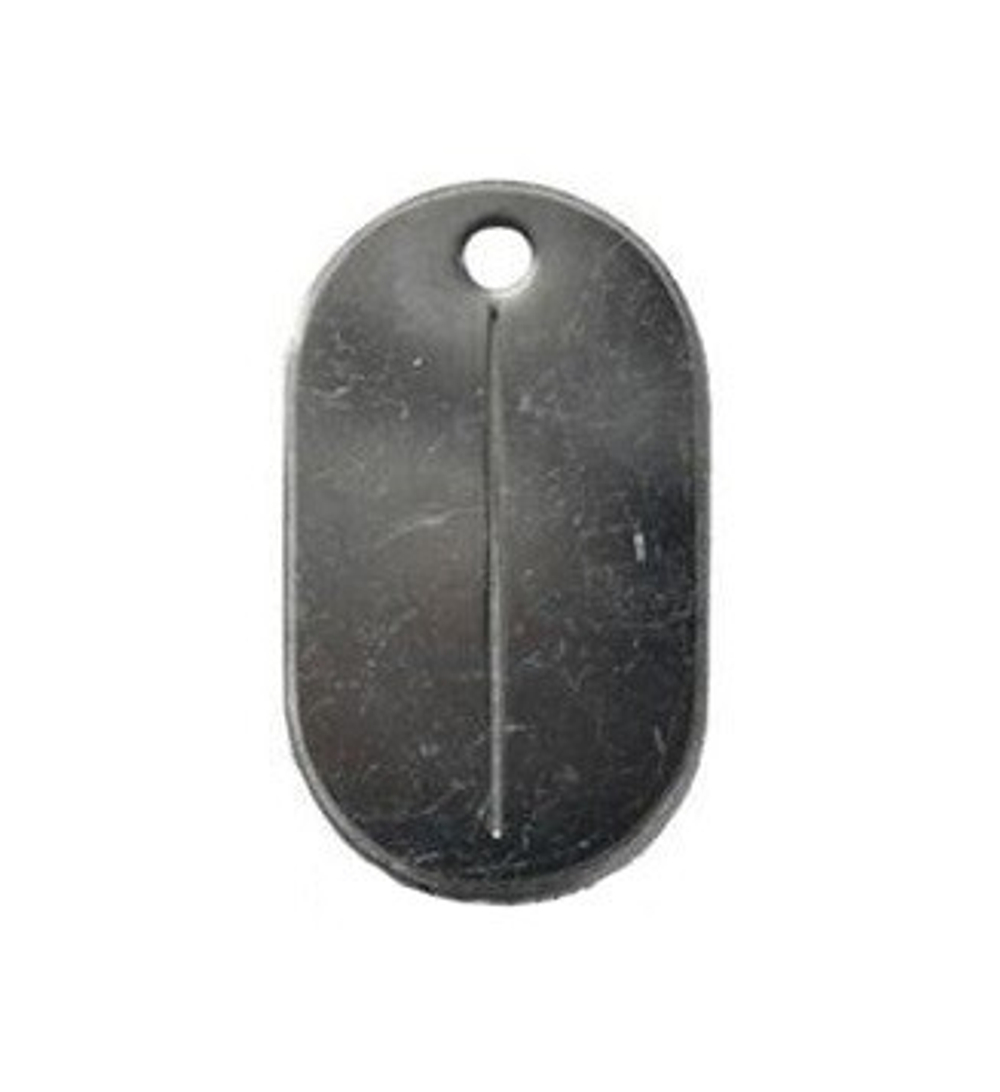 Жетон пустой овальный ст/обр алюминий