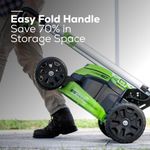 Cамоходная аккумуляторная газонокосилка Greenworks GD60LM61 Twin Force, 60v, 61 см, (2519107), без АКБ и ЗУ
