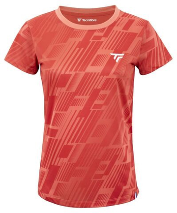 Женская теннисная футболка Tecnifibre X-Loop - красный