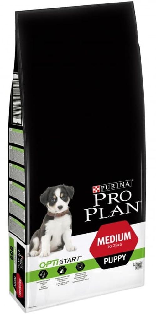 Сухой корм Pro Plan® для щенков средних пород с высоким содержанием курицы, Пакет 12 кг