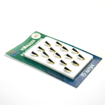 Мормышка вольфрамовая точеная "Уголок-Обратка+Риска (петелька)" 3мм (15шт/уп)