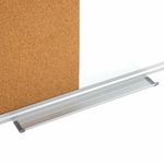 Доска комбинированная: магнитно-маркерная, пробковая для объявлений, 60х90 см, BRAUBERG "Extra", 237566