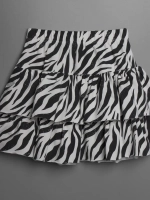 Летний костюм для девочки, лонгслив и юбка