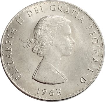 5 шиллингов 1965 Великобритания «Cэр Уинстон Черчилль»