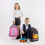 Рюкзак ПИФАГОР SCHOOL для начальной школы, "Adorable bunny", 38x28х14 см, 270654