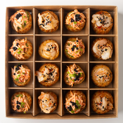 Бокс профитролей с крабом и креветкой СвитЧили