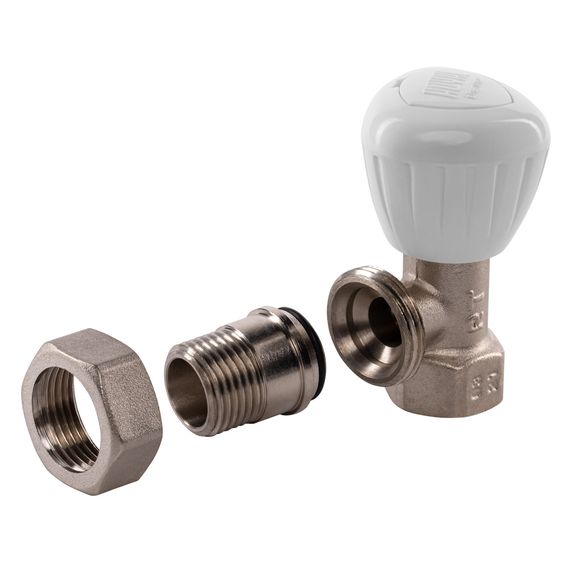 Вентиль ручной регулировки угловой Royal Thermo 1/2quot; купить в Москве и Московской области по низкой цене с доставкой по России — (2) Вентиль ручной регулировки угловой Royal Thermo 1/2quot; — (2)