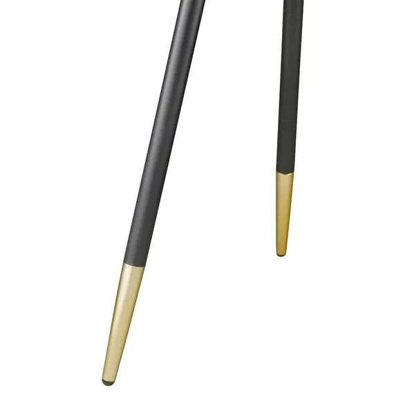 Журнальный столик Hedda Ø40 см, мрамор/матовое золото