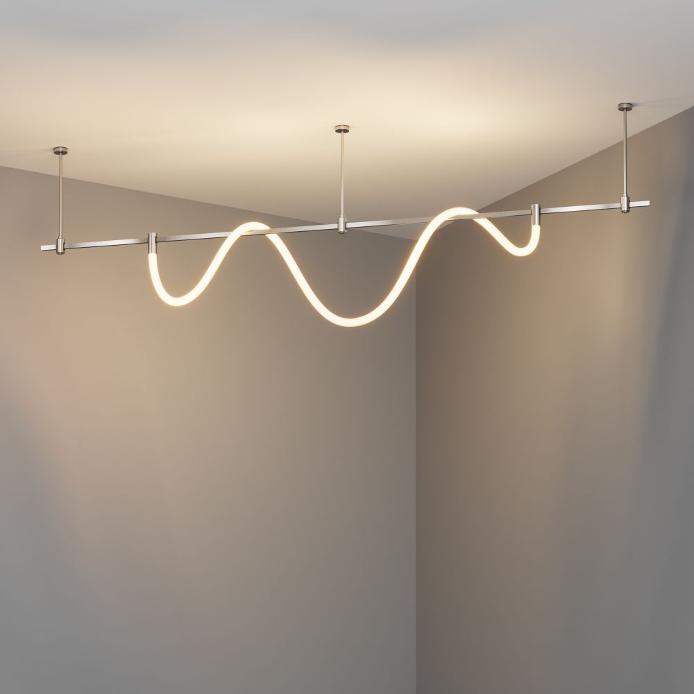 Трековый однофазный магнитный светодиодный светильник Maytoni Flarity   TR154-1-27W3K-PT