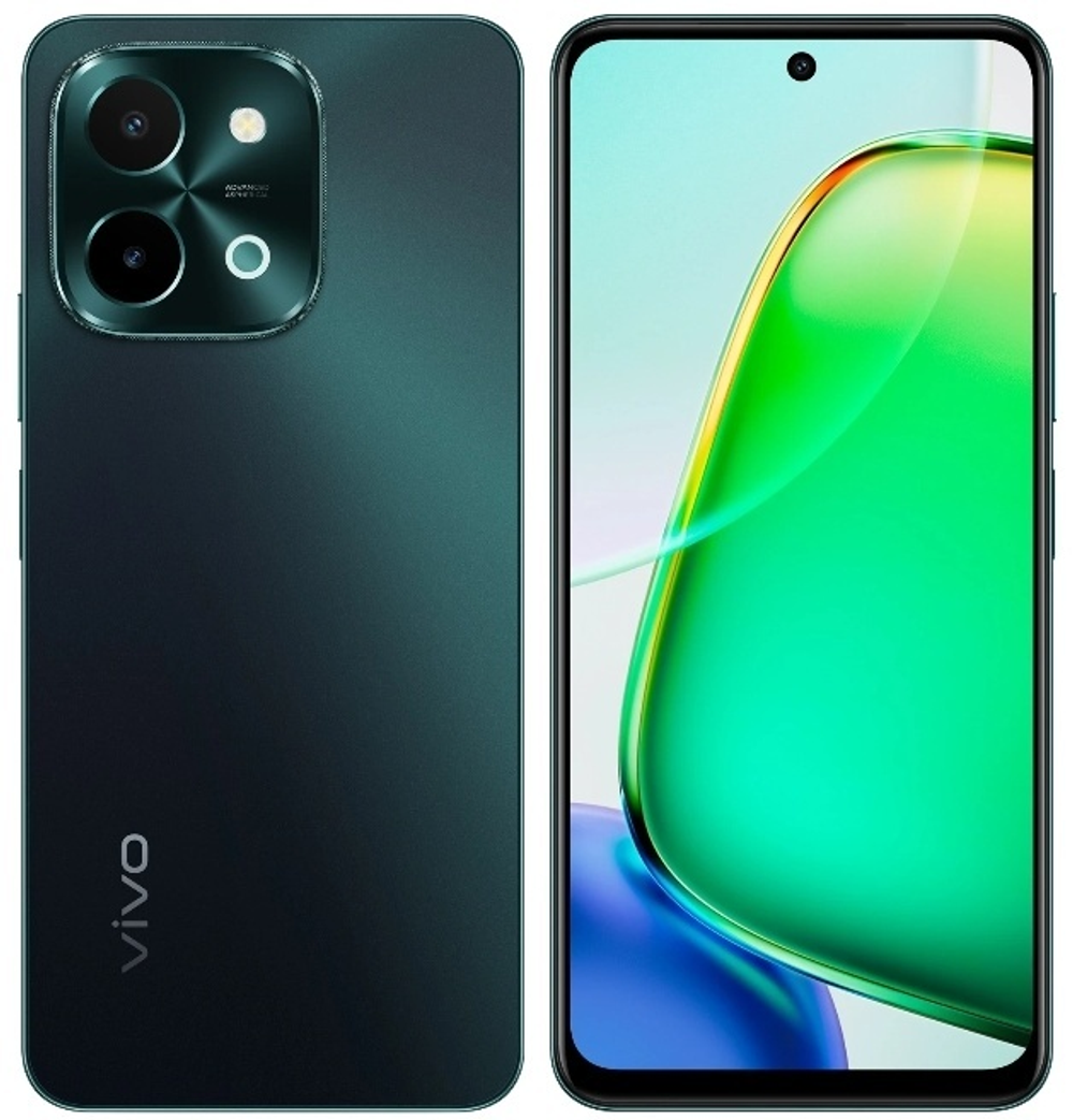 Смартфон Vivo Y28 8 ГБ/128 ГБ темно-зеленый