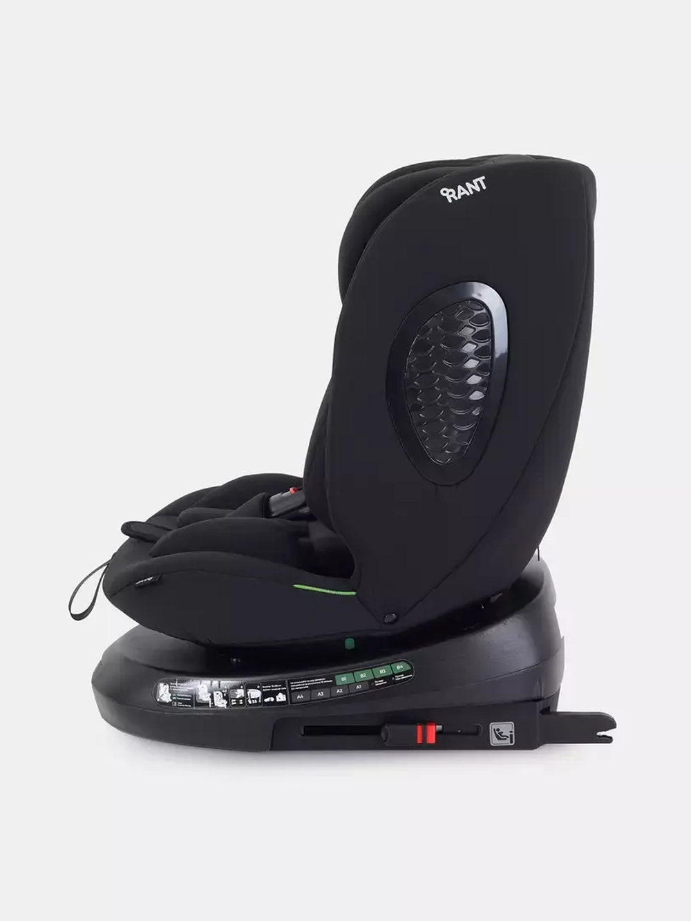 Автокресло RANT AY819 "HELIX" isofix Black (40-150см)