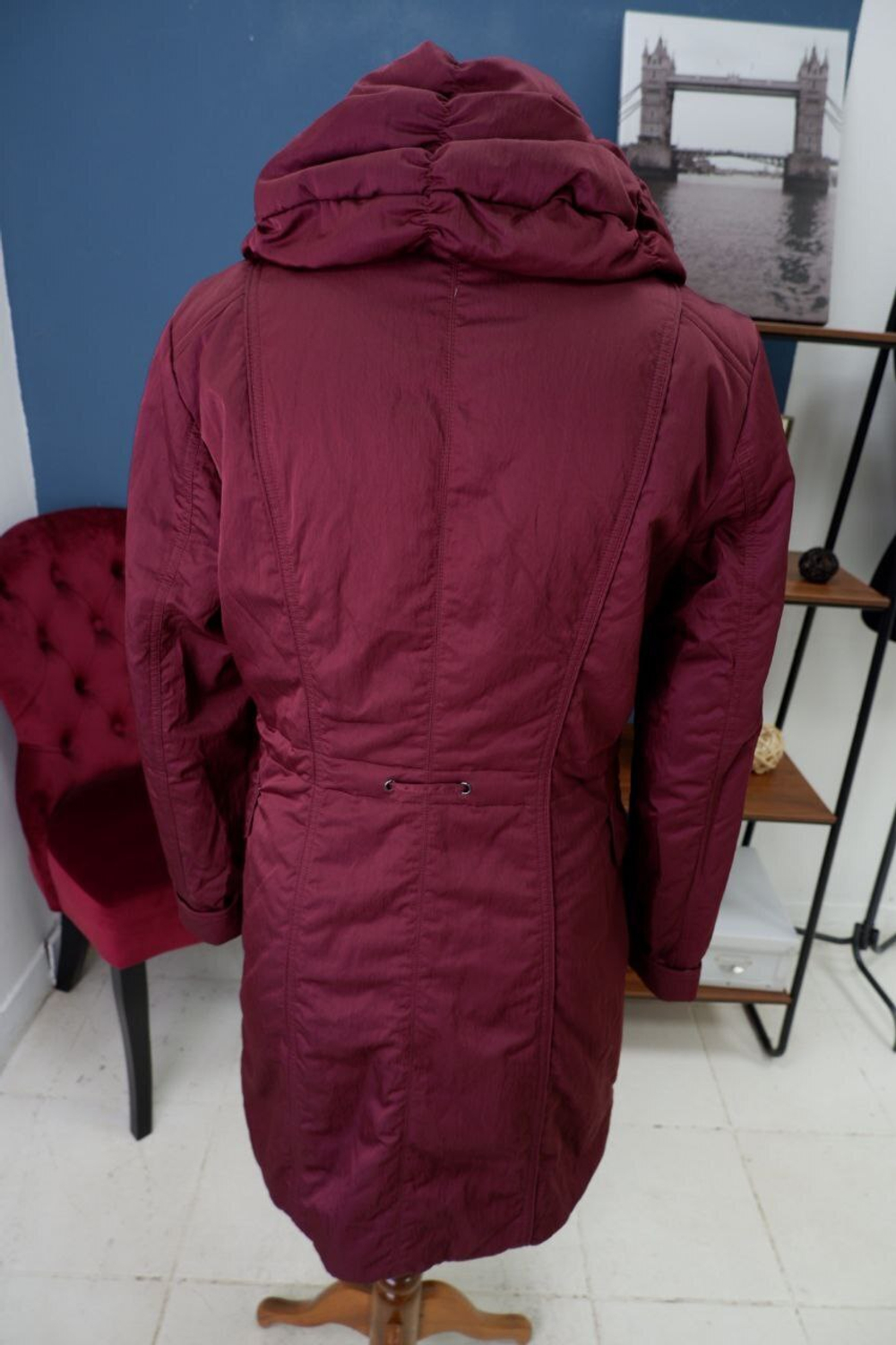 Куртка демисезонная бордо 44 размер