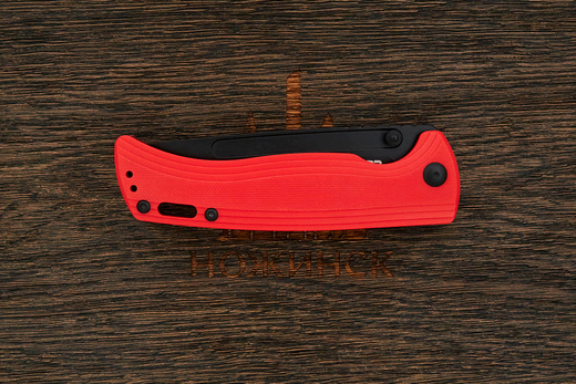 Нож складной CJRB Resource, клинок 105мм, сталь AR-RPM9, рукоять G10 красный