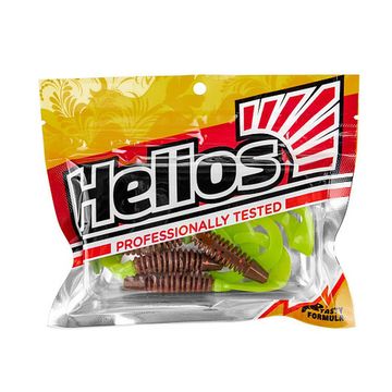 Твистер Din 3,11'/7,9см Rusty Gold & Lime 6шт. (HS-33-017) Helios