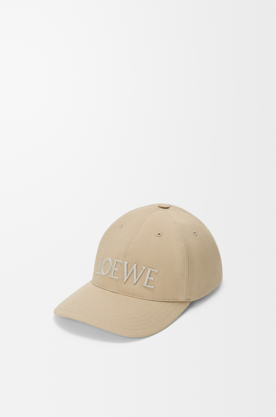 Loewe Кепка из хлопка, бежевый