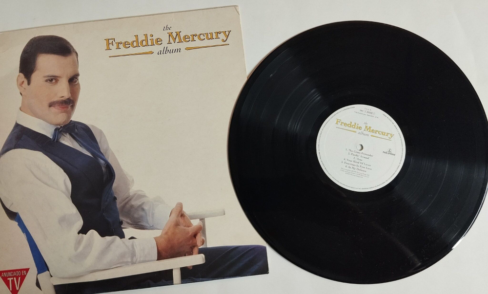 Винтажная виниловая пластинка LP The Freddie Mercury Album (Spain 1992) (EX)