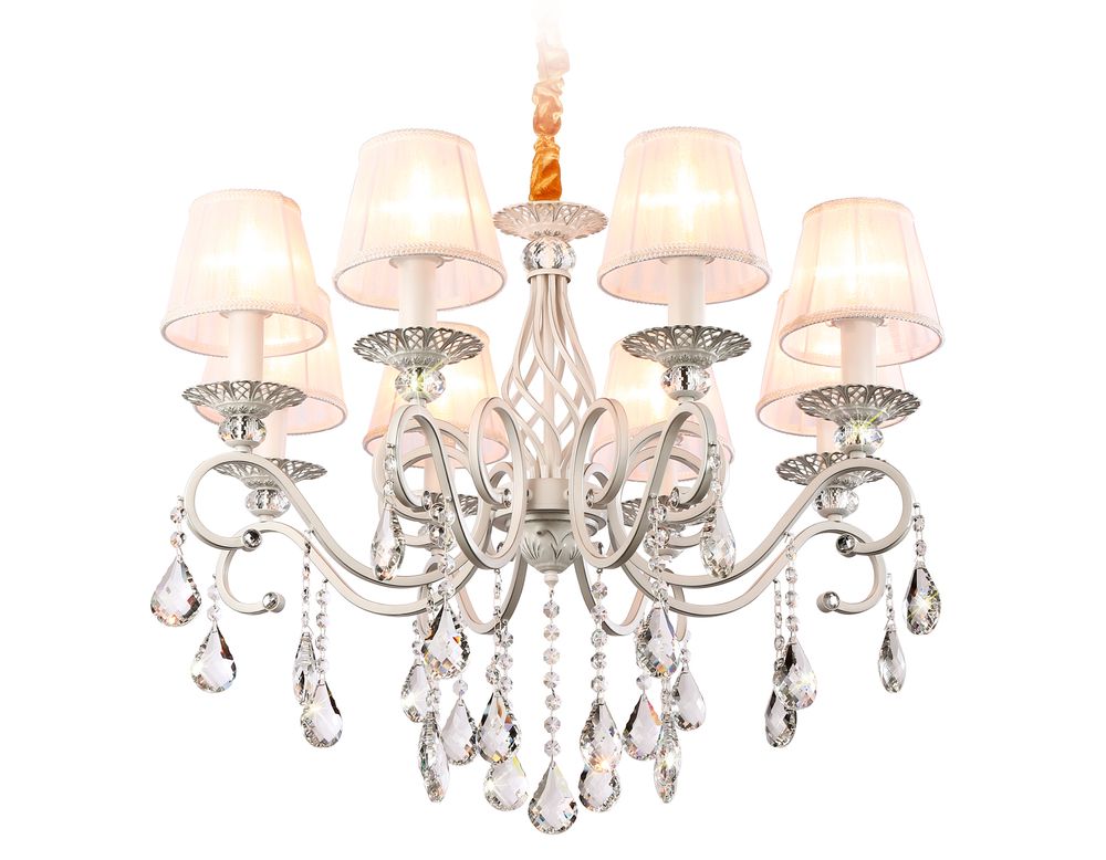 Ambrella Подвесная люстра с абажурами и хрусталем Traditional TR4548