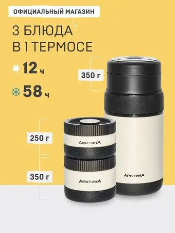 308 Термос для еды с контейнерами