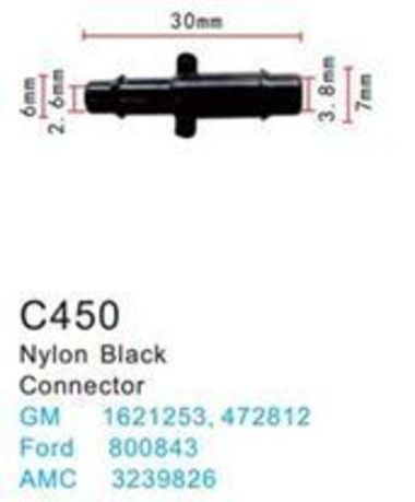 Клипса для крепления внутренней обшивки а/м Форд пластиковая (100шт/уп.) Forsage клипса C0450(Ford)