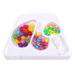 Набор д/создания украшений из бусин и бисера "Сердце венсдей" BEADSET-WED (Мультиарт)