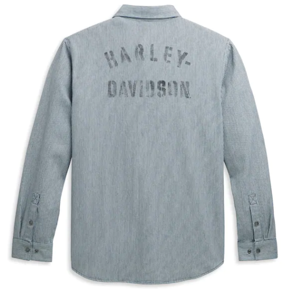 Рубашка Railroad Stripe Logo Harley-Davidson