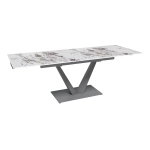 Стол раскладной Malibu (140+40+40), керамика глянцевая Patagoniya