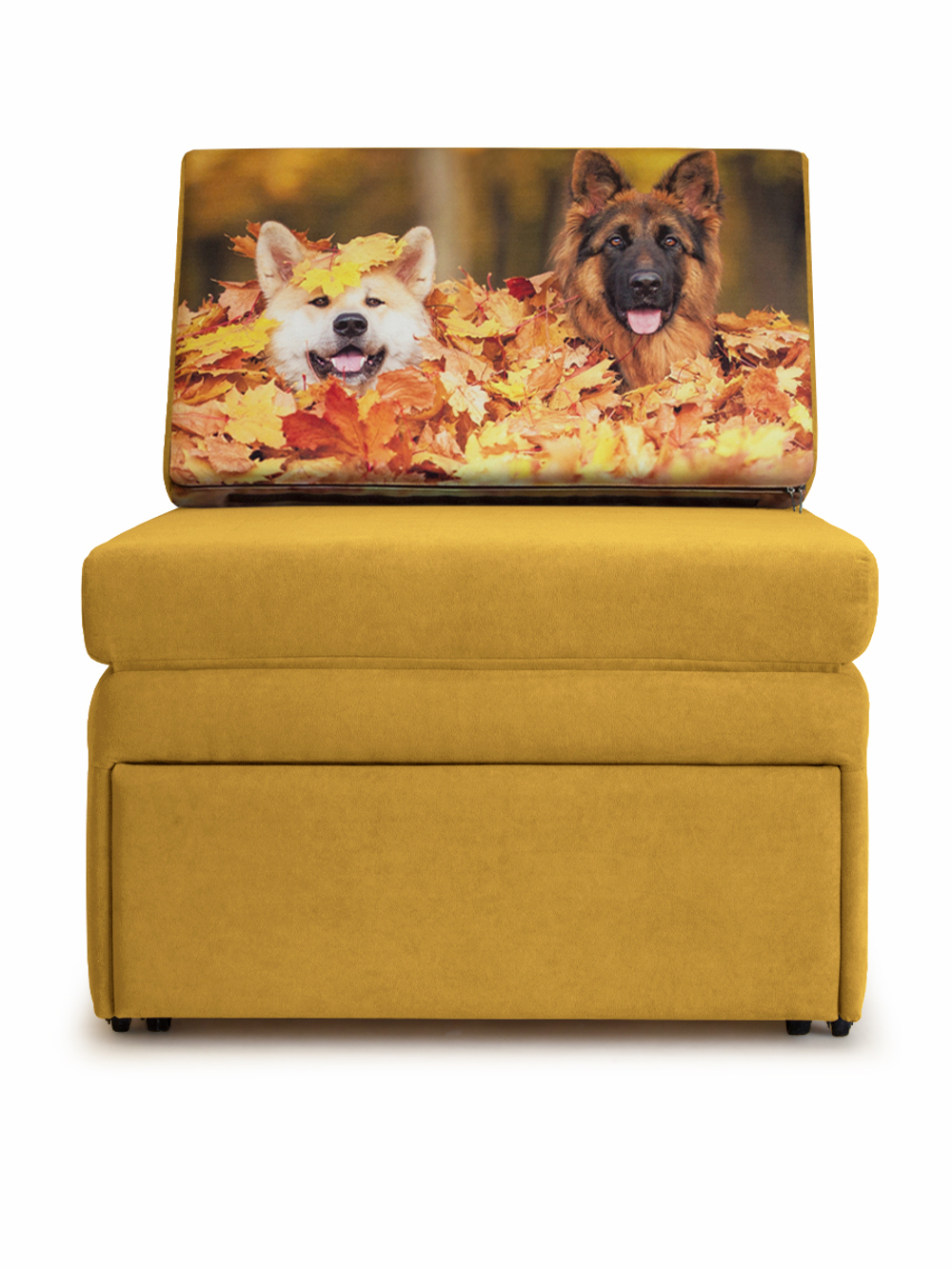Кресло-кровать "Миник" 70 см, купон Собаки