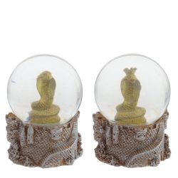 GAEM Фигурка декоративная в стекл шаре "Змея", D 6,5 см, L7 W7 H11 см, 2в.