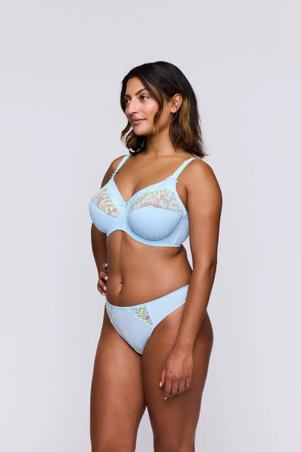 PRIMADONNA DEAUVILLE Бюстгальтер с полной чашкой Comfort, молочно-голубой