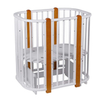 PITUSO Кровать детская + маятник 5/1 Asti Белый-Бук