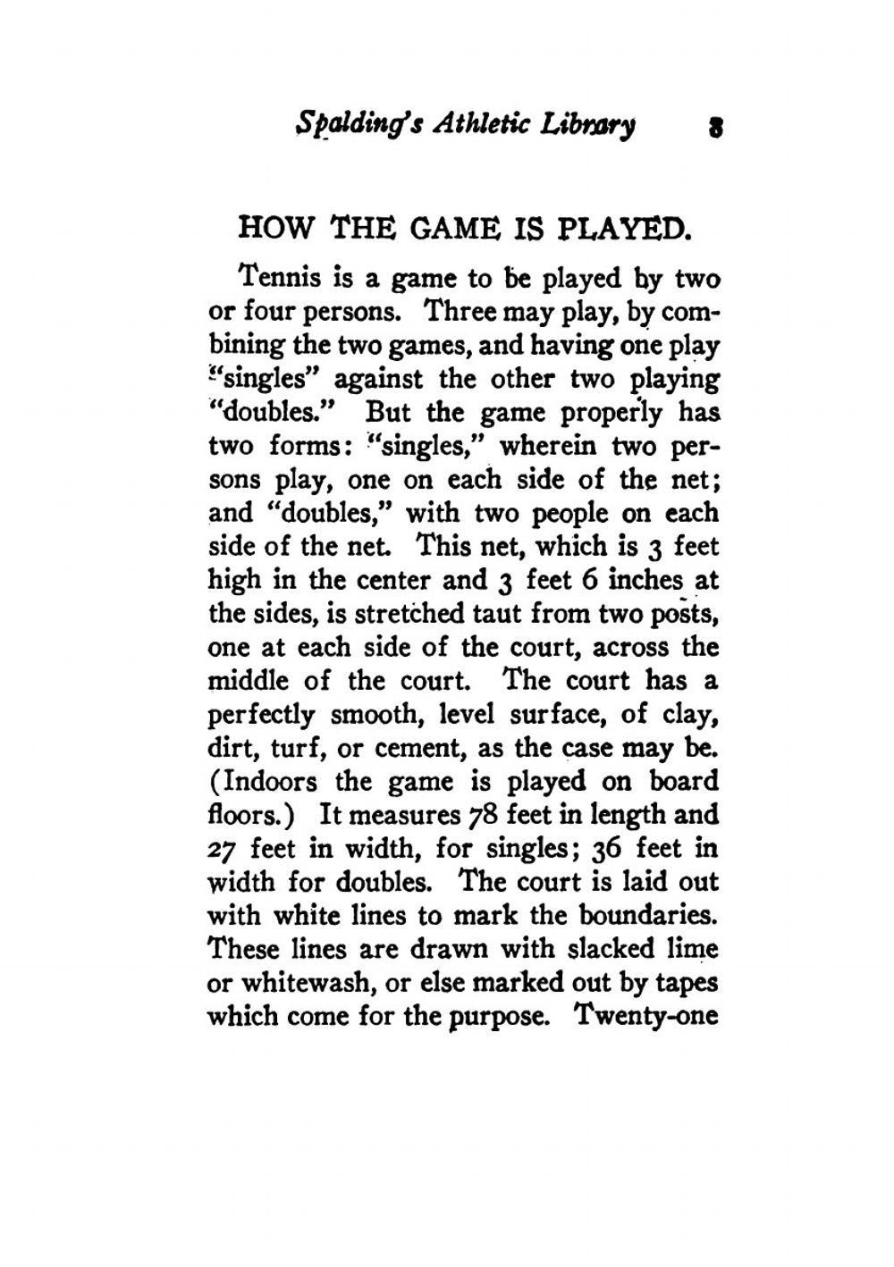 Tennis for Girls | Florence A. Ballin