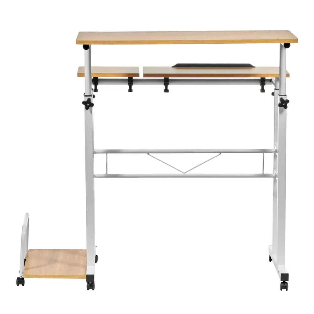 Стол Bradex Home многофункциональный Shuttle 80х58х80-130см, светлое дерево, белый