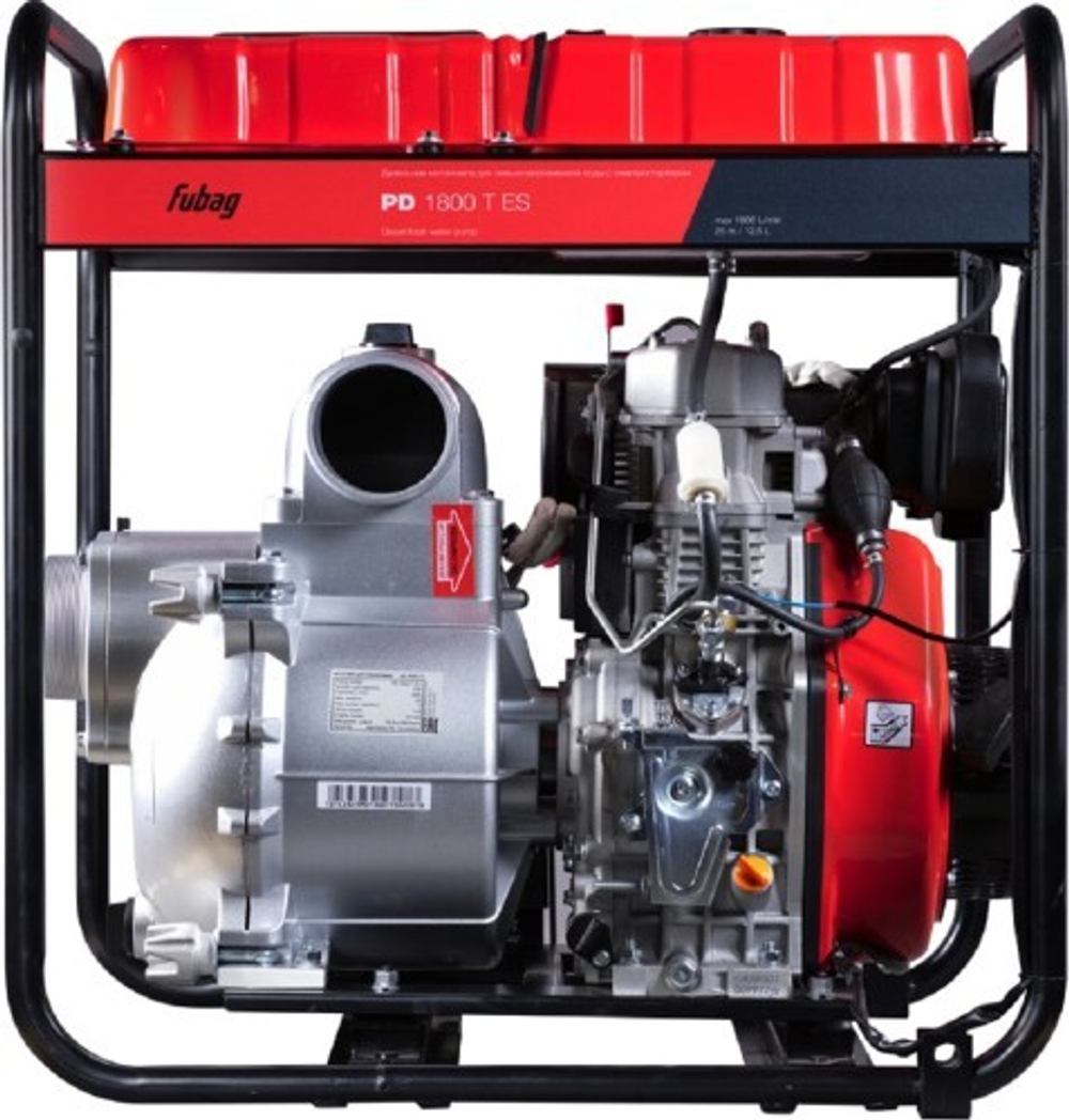 Мотопомпа дизельная для грязной воды FUBAG PD 1800T ES 646273