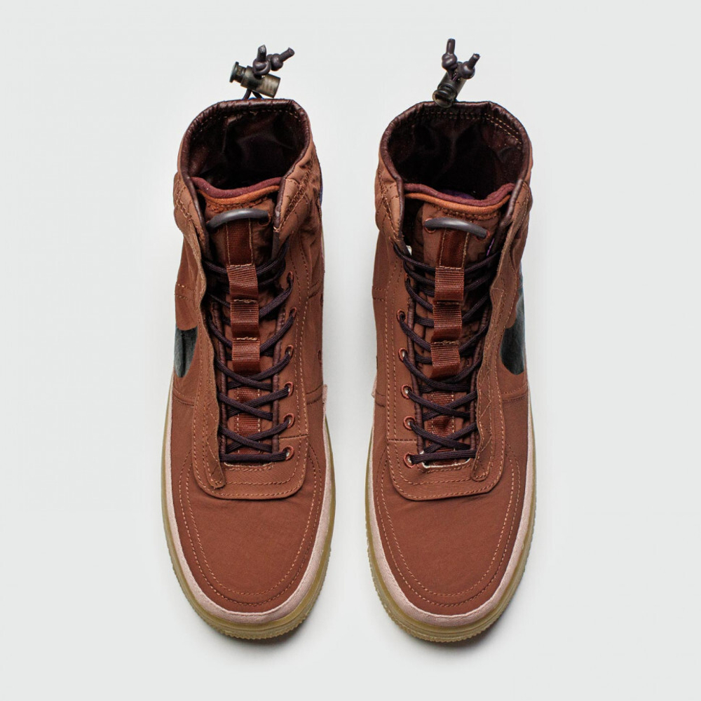 кроссовки Nike Air Force 1 Shell Brown / Gum