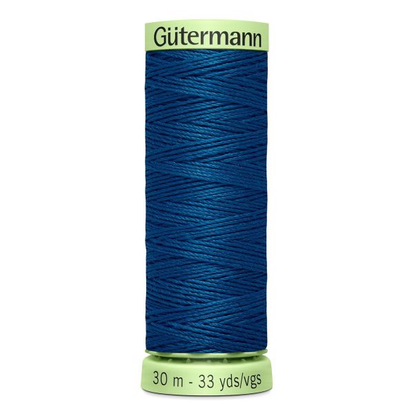 Нитки отделочные Gutermann Top Stitch 30 (30 метров), 5 кат. | 967 водная синь