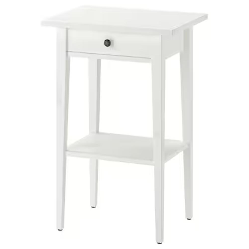 ХЕМНЕС HEMNES Тумбочка 46х35 см с выдвижным ящиком белый