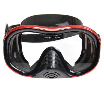 Комплект FanDiver FD-01K (маска+трубка+ласты) в сумочке черный/красный